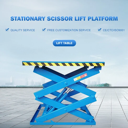 stationary scissor lift table