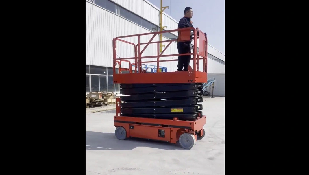 Test the left and right shaking of the scissor lift