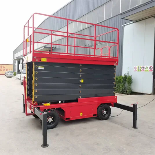 mobile scissor lift cart