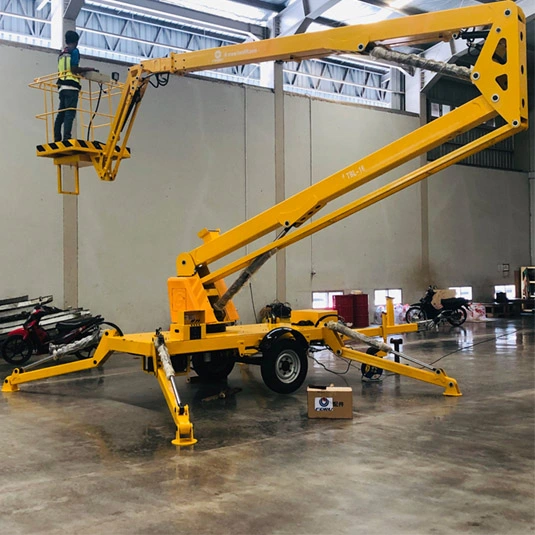 towable articulating man lift for sale