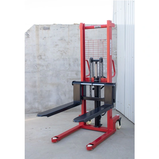 c type steel hydraulic stacker 01