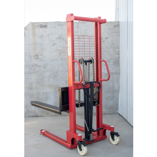 c type steel hydraulic stacker 04