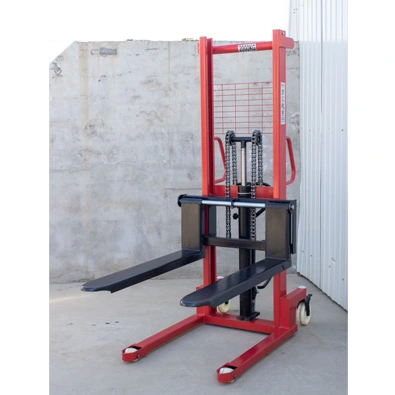 C-type steel hydraulic stacker